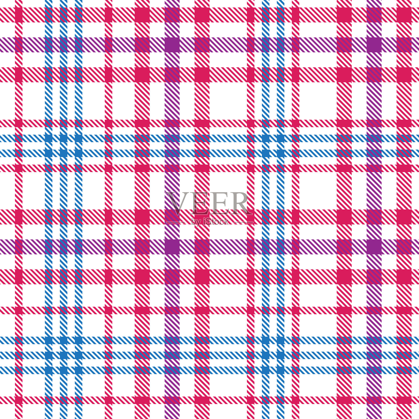 紫色渐变格子纹理无缝图案插画图片素材