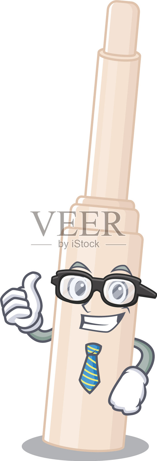 卡通画遮瑕棍商人设计元素图片