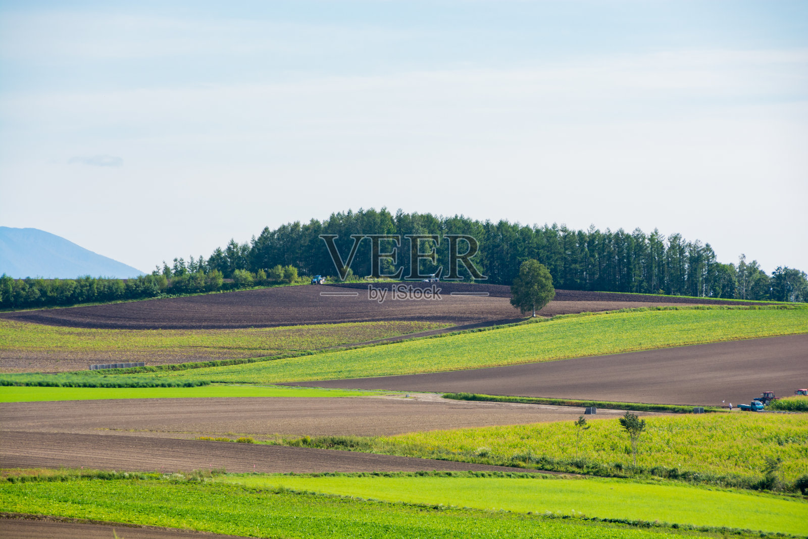 秋山高地似拼凑而成照片摄影图片
