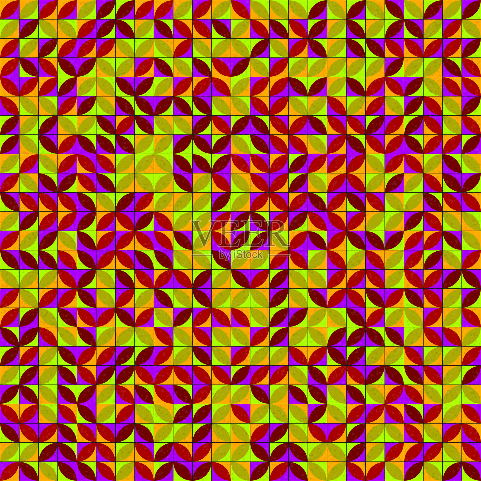 抽象几何图案生成计算艺术插图插画图片素材