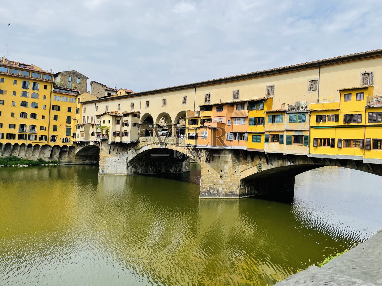 维奇奥桥，托斯卡纳照片摄影图片