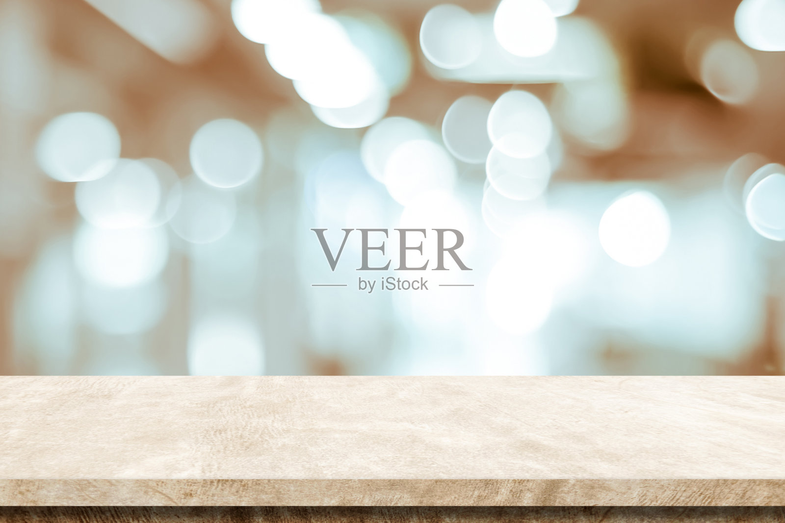 空的棕色水泥表上模糊存储背景，产品显示蒙太奇照片摄影图片