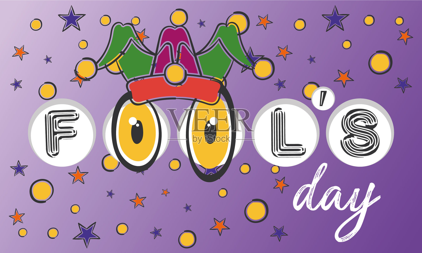 愚人节横幅插画图片素材