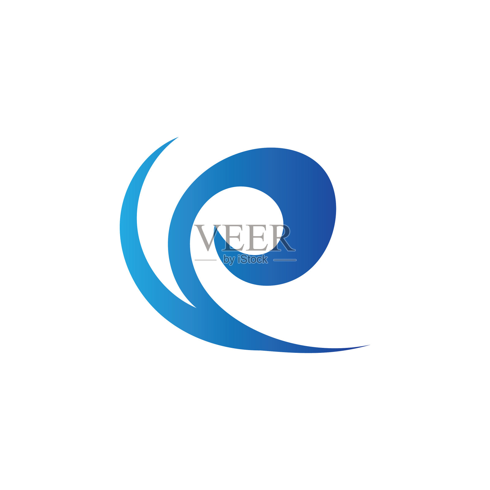 海浪标志设计模板图标素材