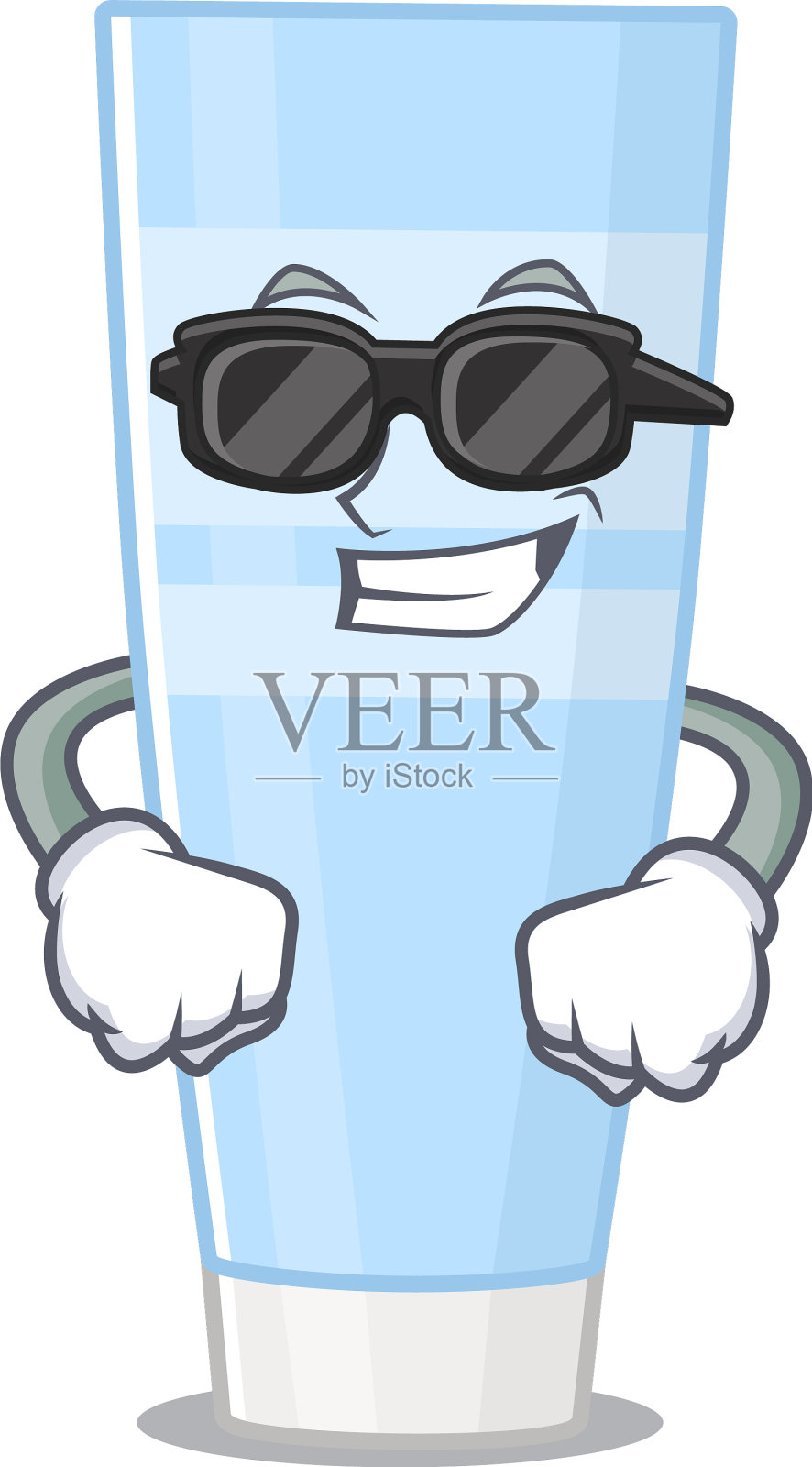 卡通人物眼霜穿得漂亮设计元素图片