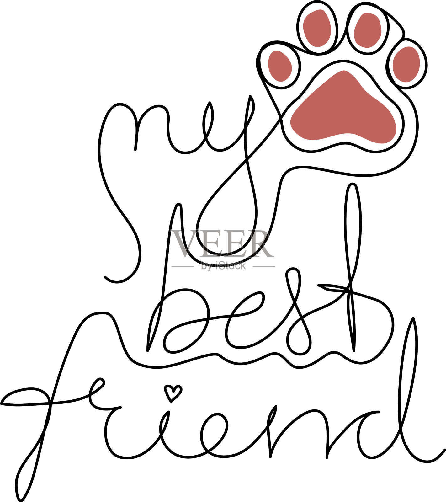 我最好的朋友设计元素图片