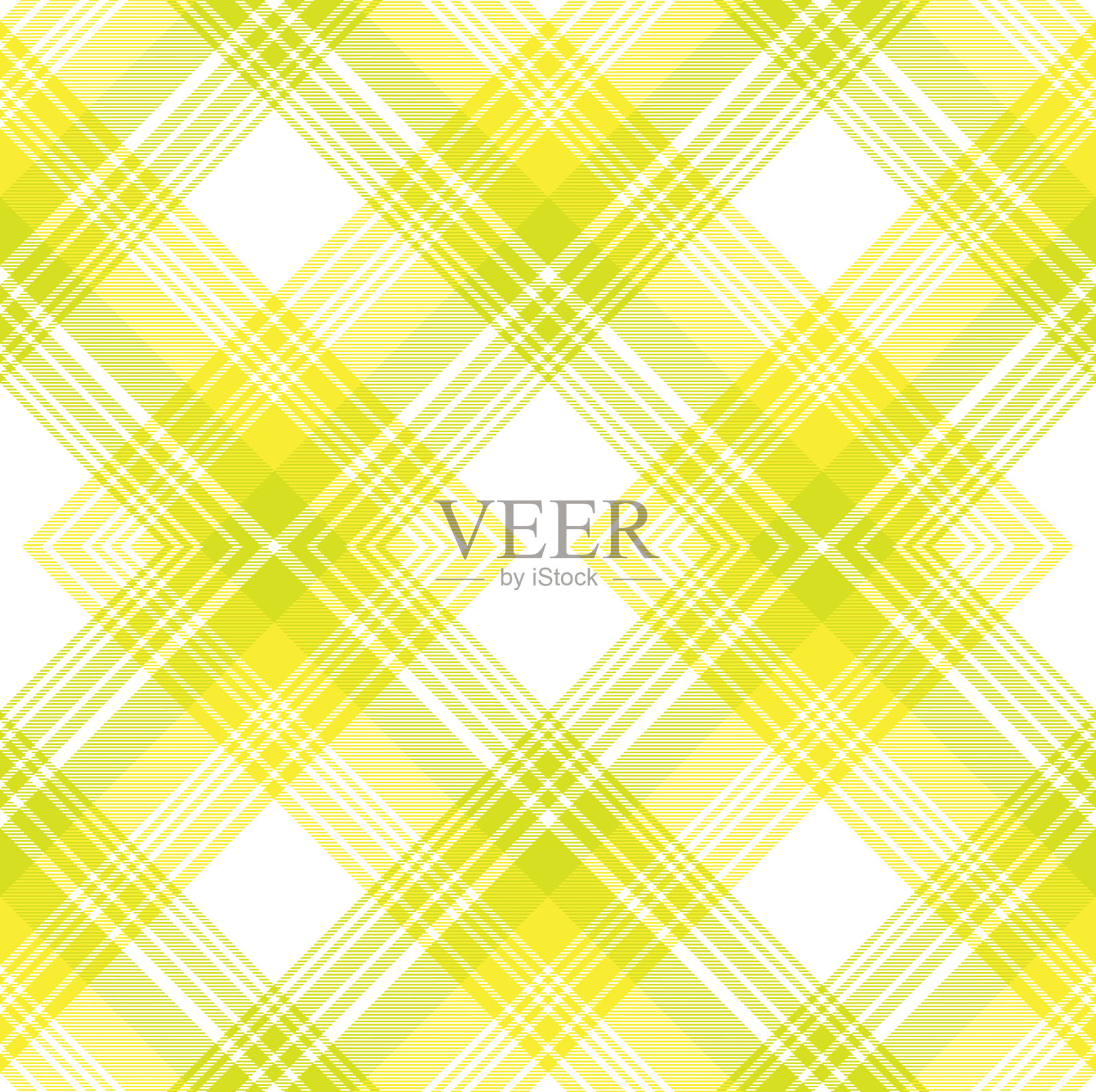 黄色菱形格纹格子呢纹理无缝插画图片素材