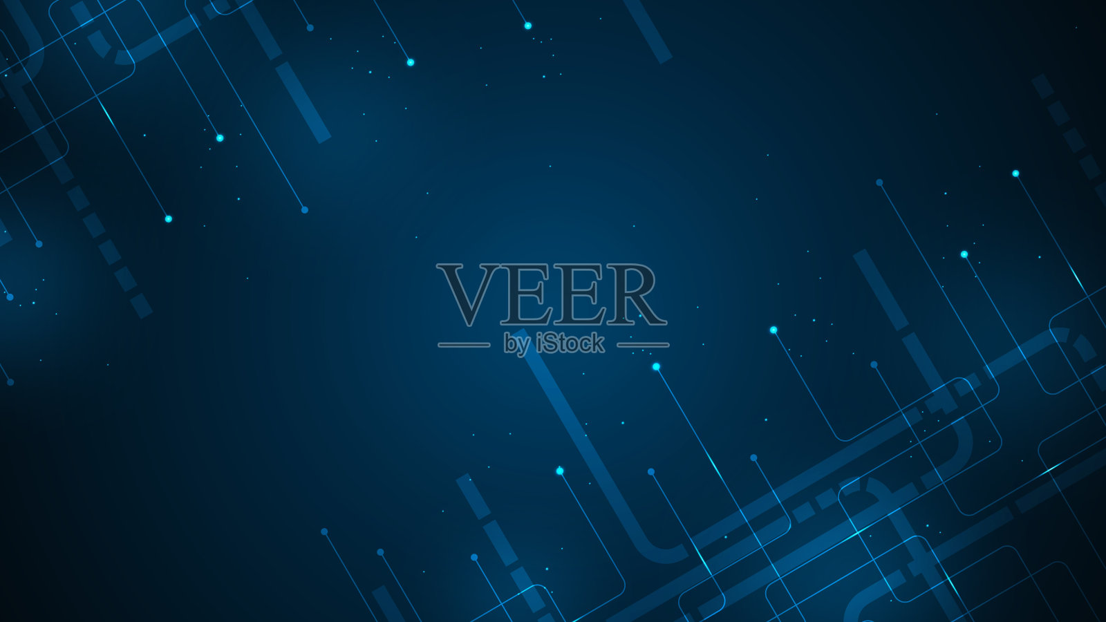 矢量技术的背景概念。插画图片素材