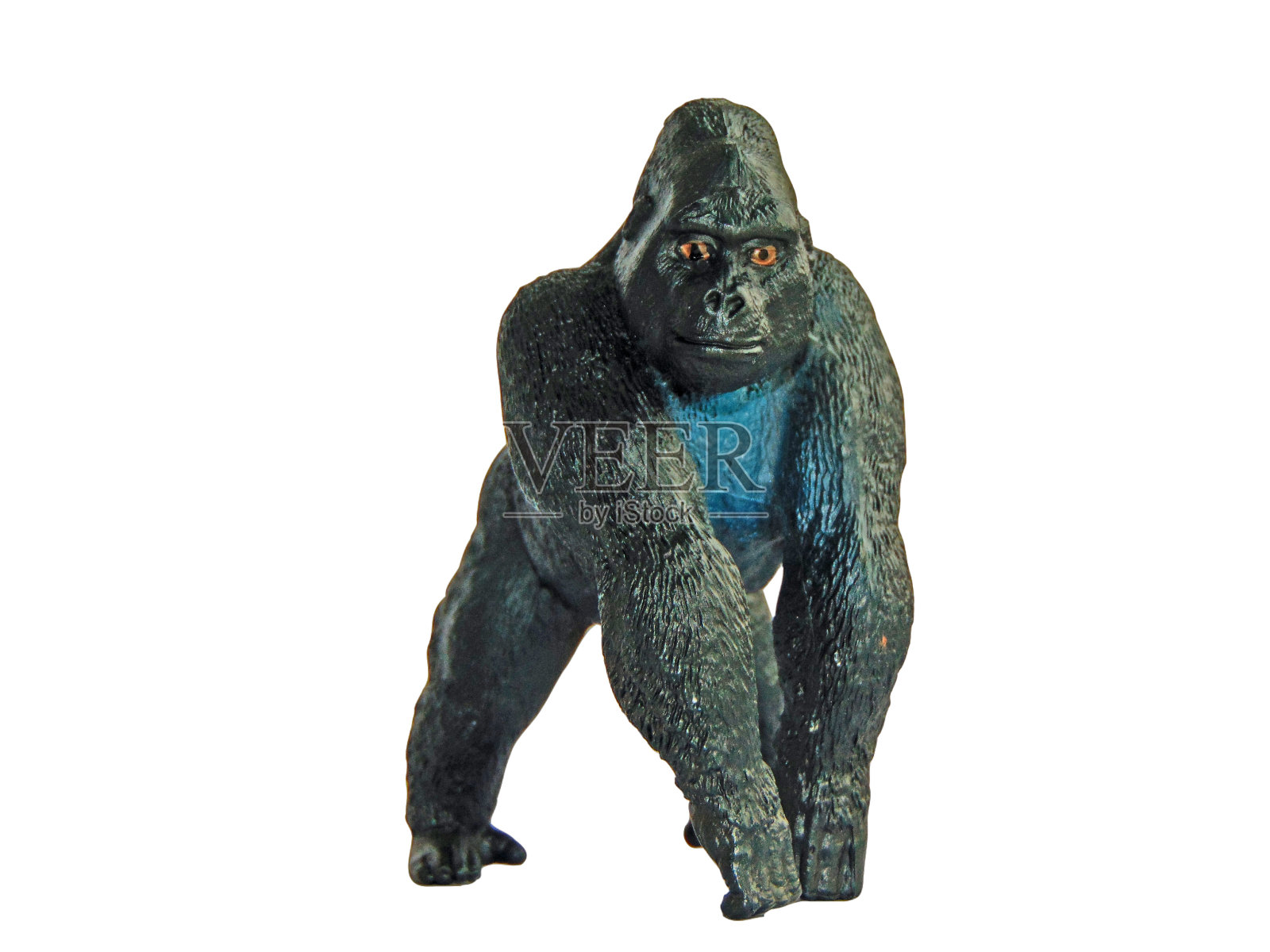 大猩猩玩具孤立在白色照片摄影图片