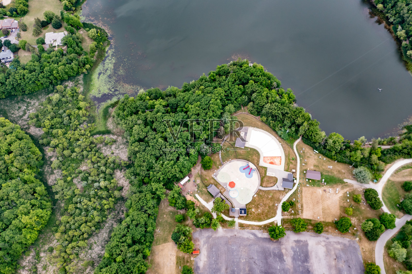 加拿大安大略省布兰普顿的心湖保护公园照片摄影图片