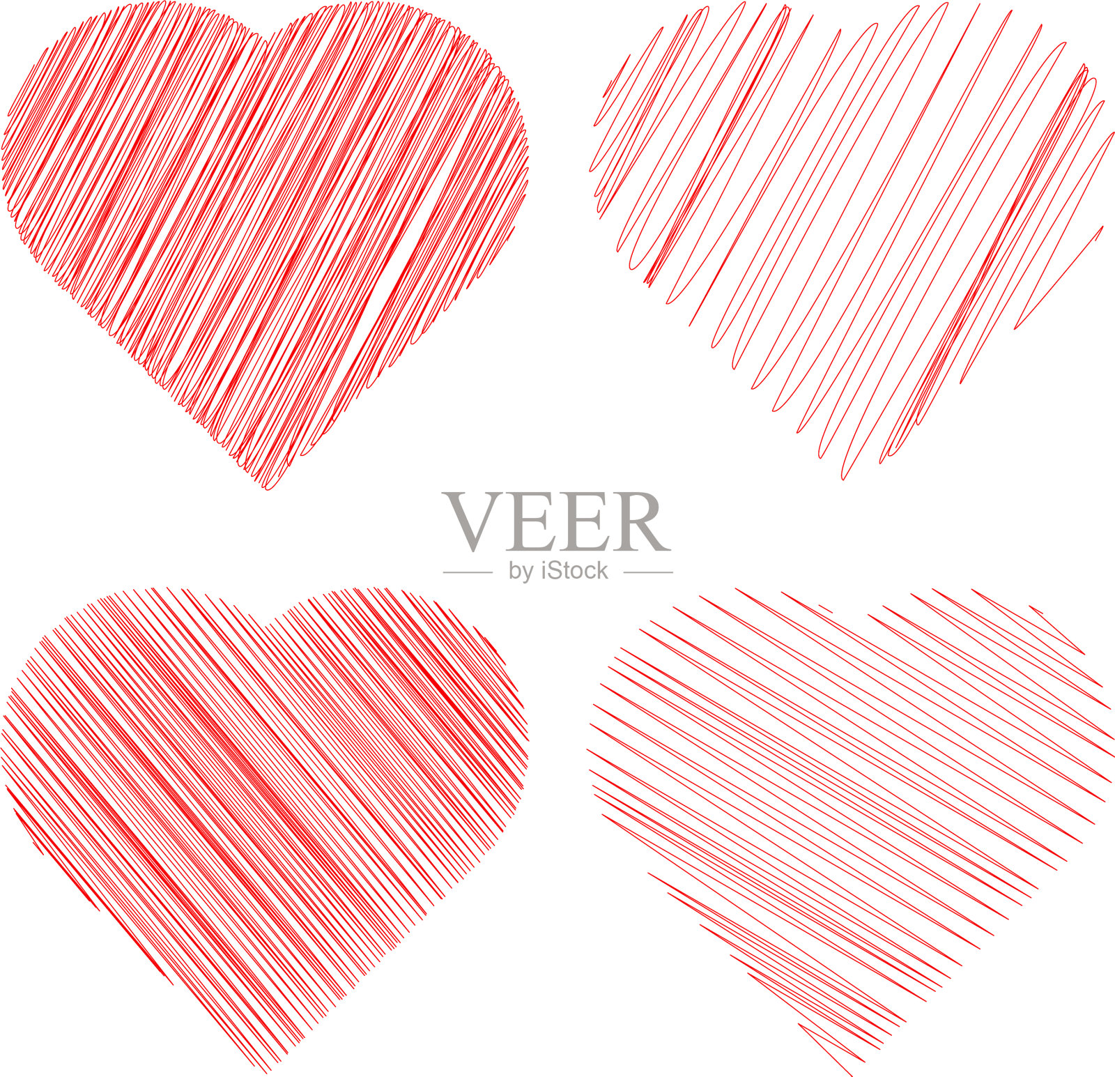 炉膛形状与涂鸦风格插画图片素材