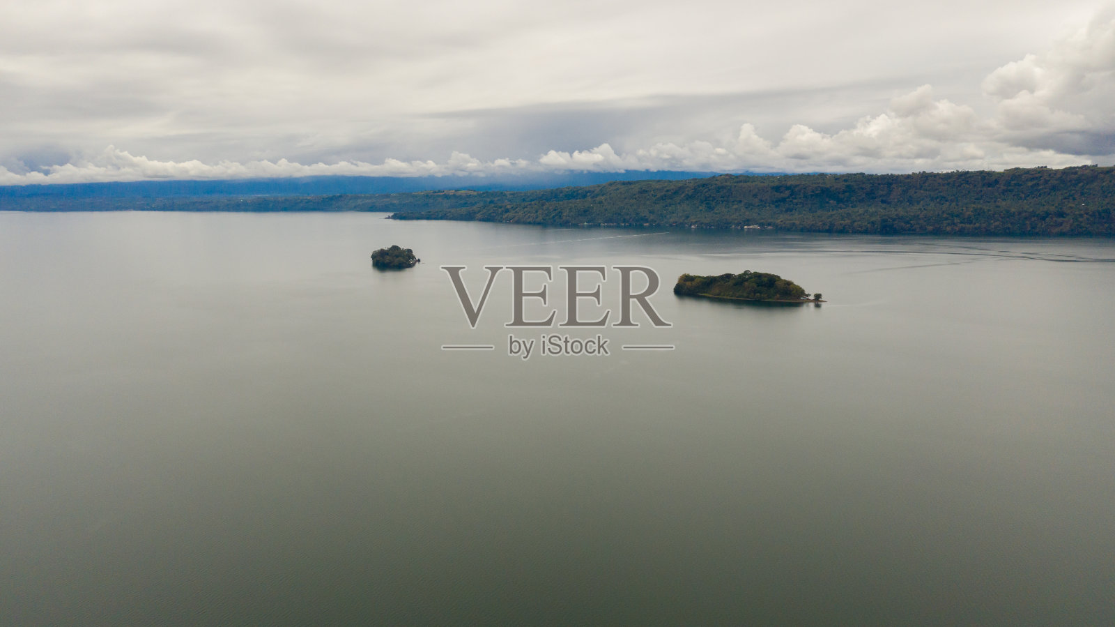 Lanao湖。菲律宾南拉瑙市棉兰老岛照片摄影图片