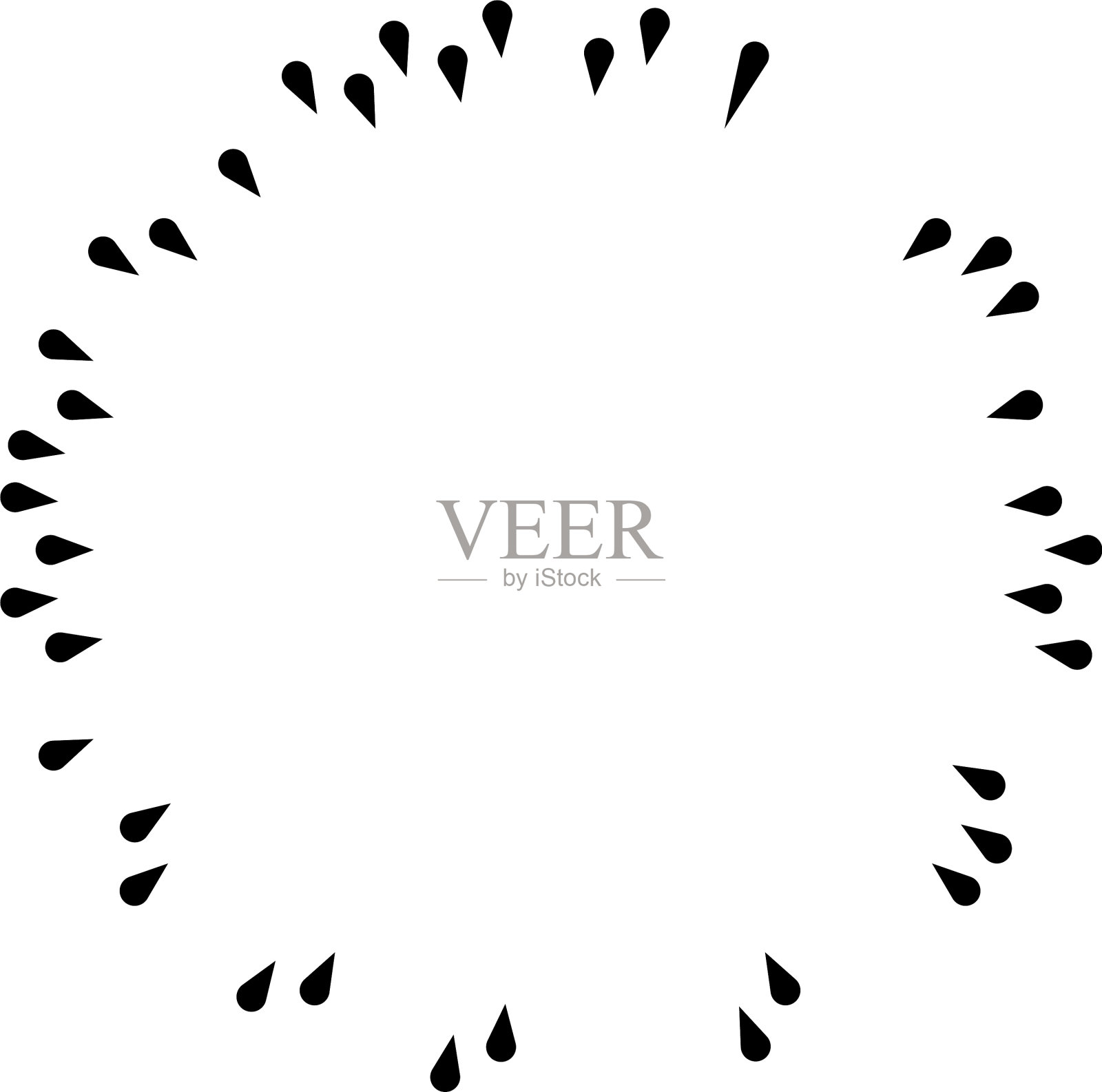 辐射线条纹抽象元素插画图片素材