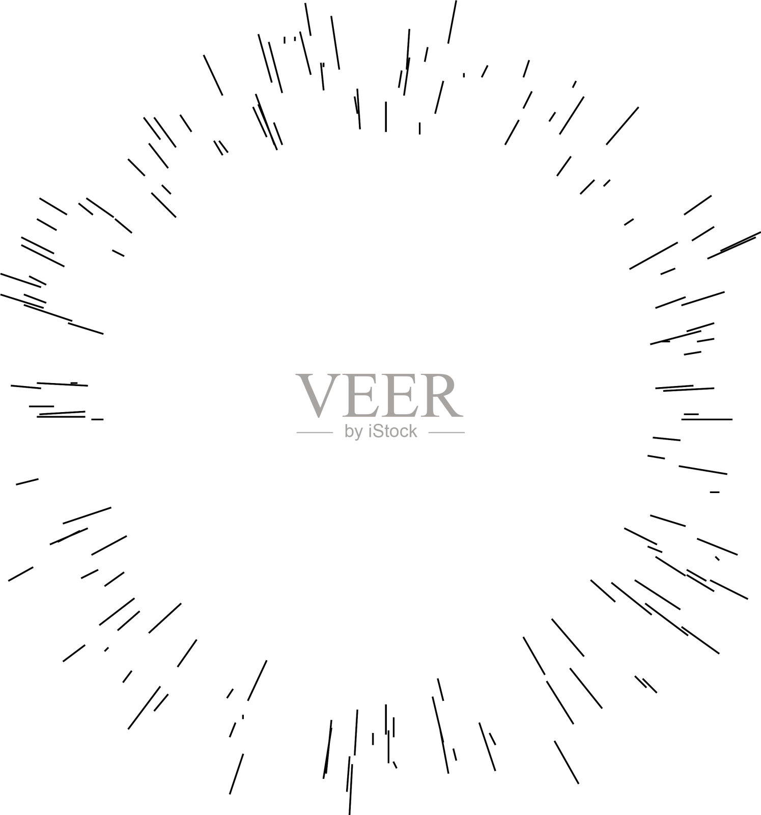 辐射线条纹抽象元素插画图片素材