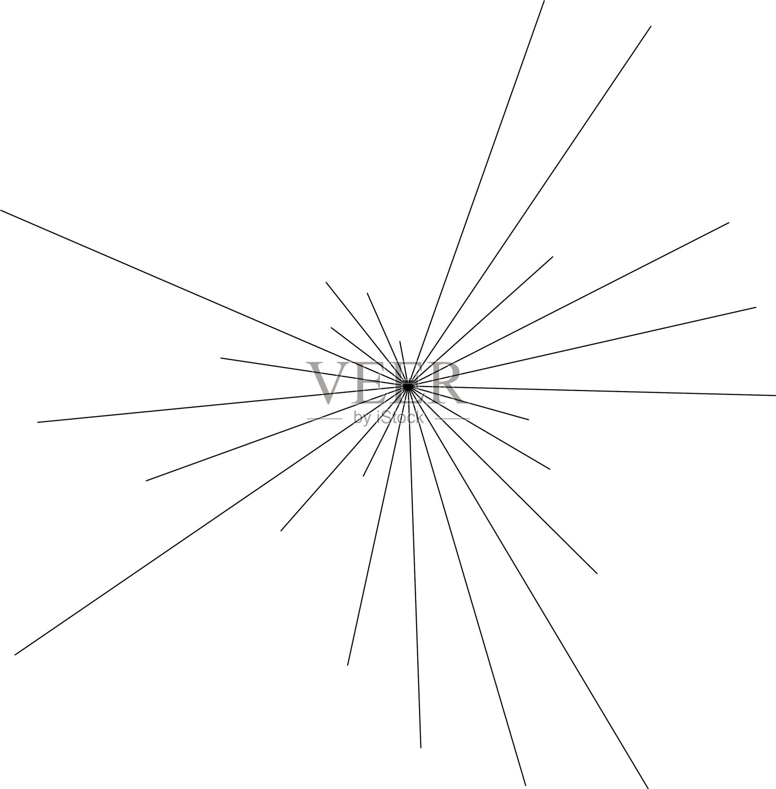 辐射线条纹抽象元素插画图片素材