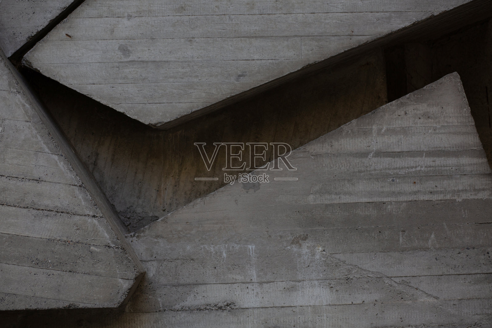 抽象混凝土几何墙照片摄影图片