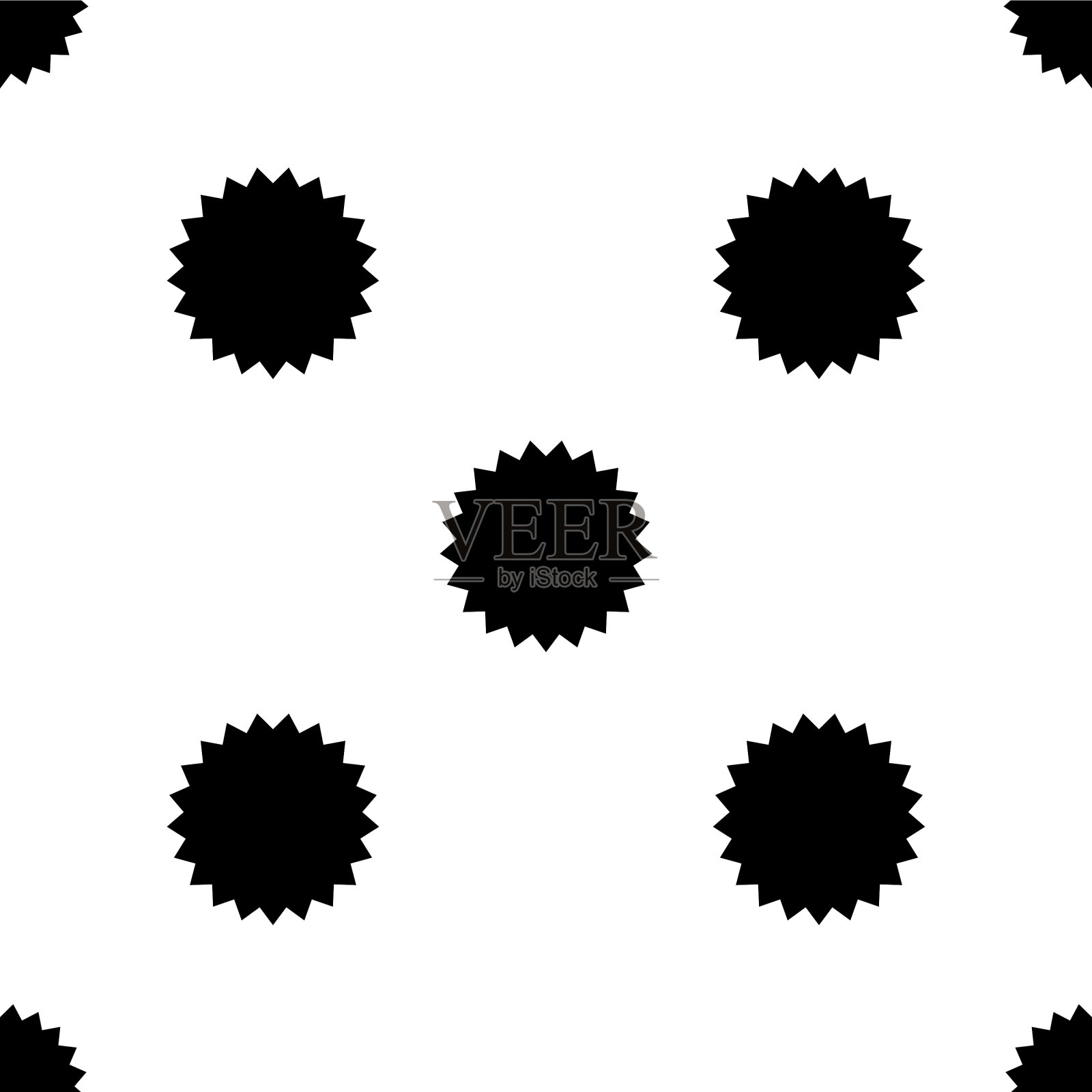 可重复无缝星形星形图案插画图片素材