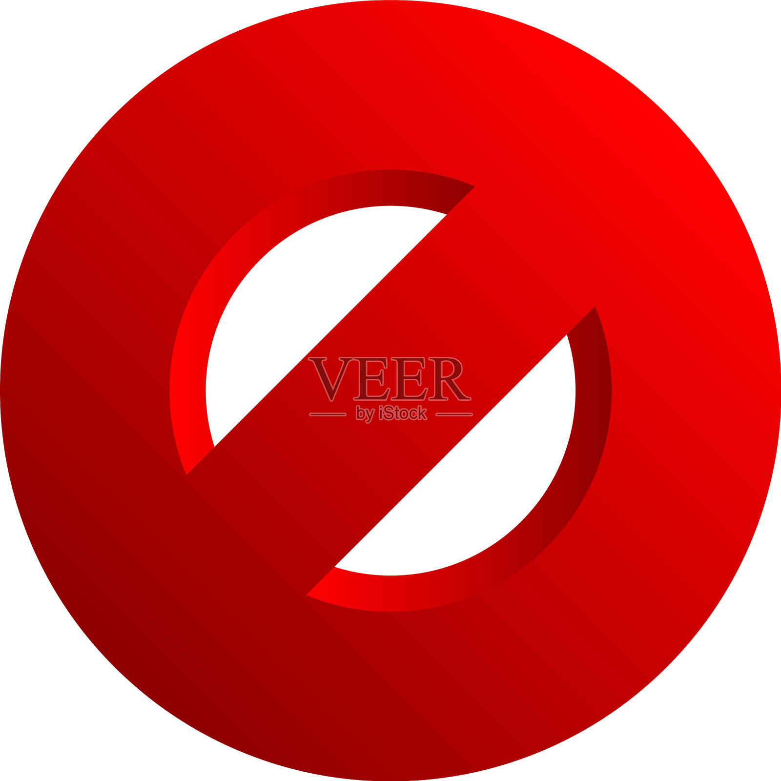 禁止限制标志图标no entry no插画图片素材