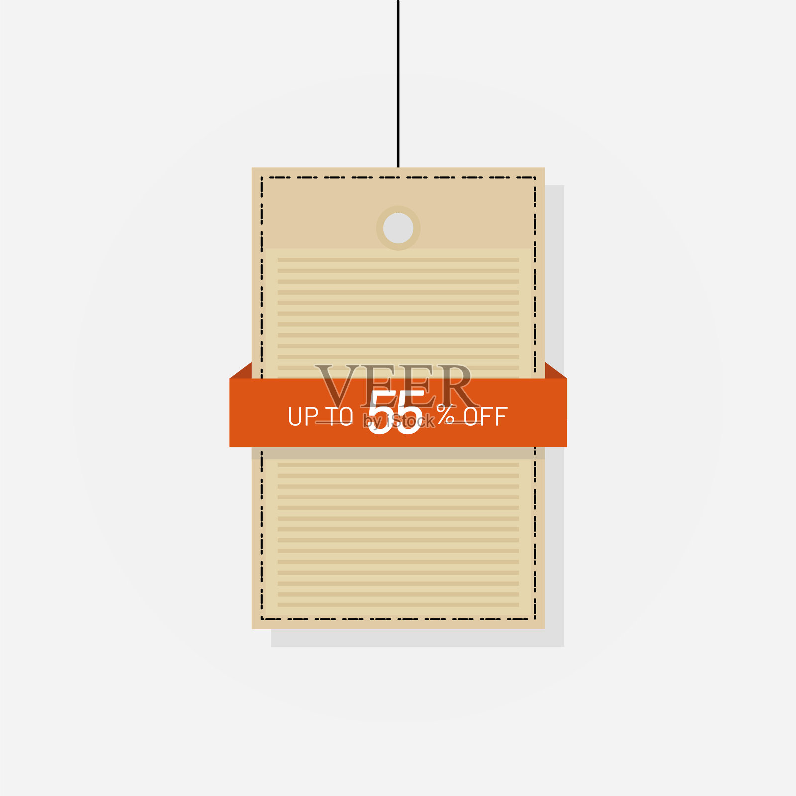 折扣标签销售标签55折扣插画图片素材