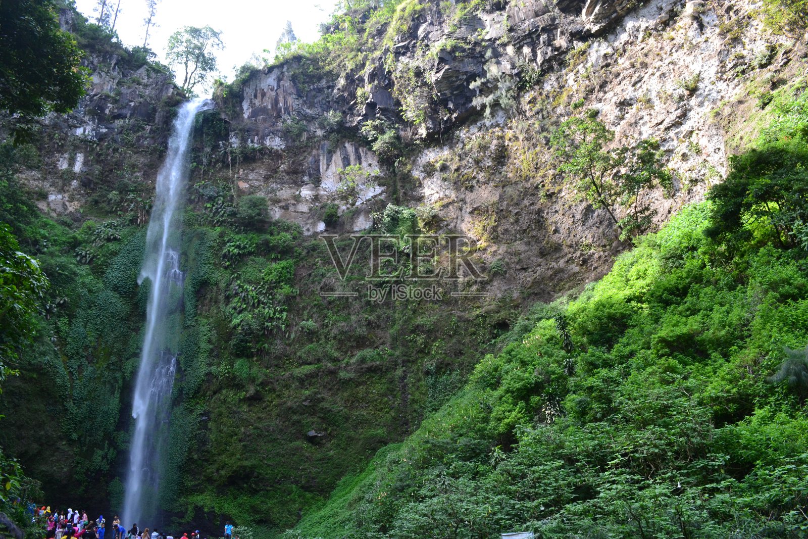 瀑布在Java中照片摄影图片