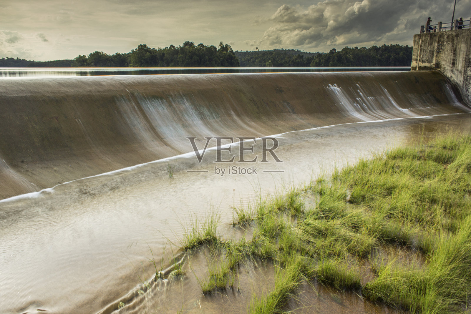 水坝是救生索照片摄影图片