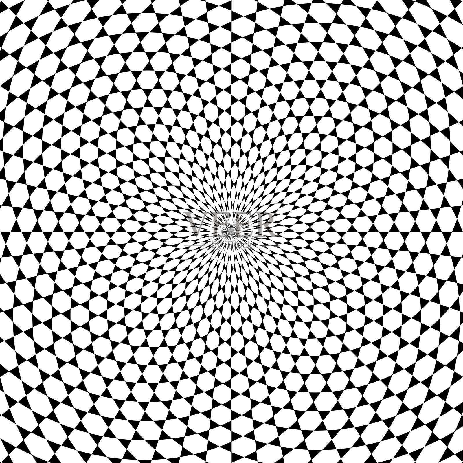 星的大卫图案螺旋背景，类似戈ome格子插画图片素材