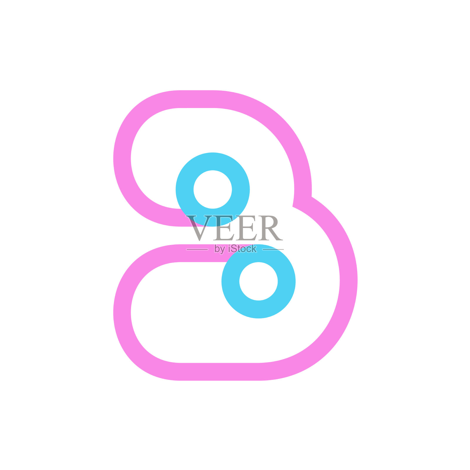 字母b标志设计元素图片