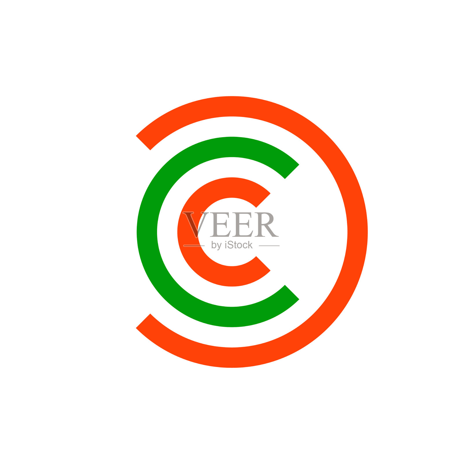 字母c标志设计元素图片