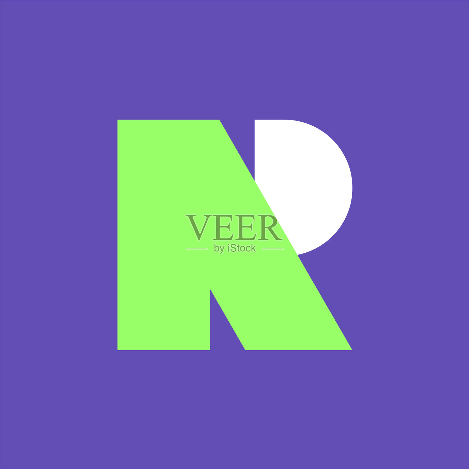 字母r标志插画图片素材