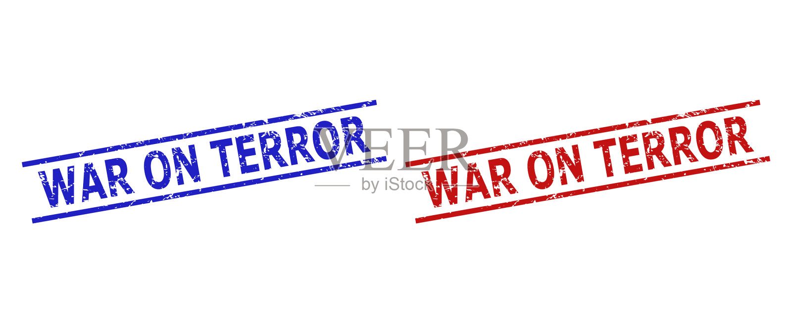 反恐战争的水印风格不干净插画图片素材