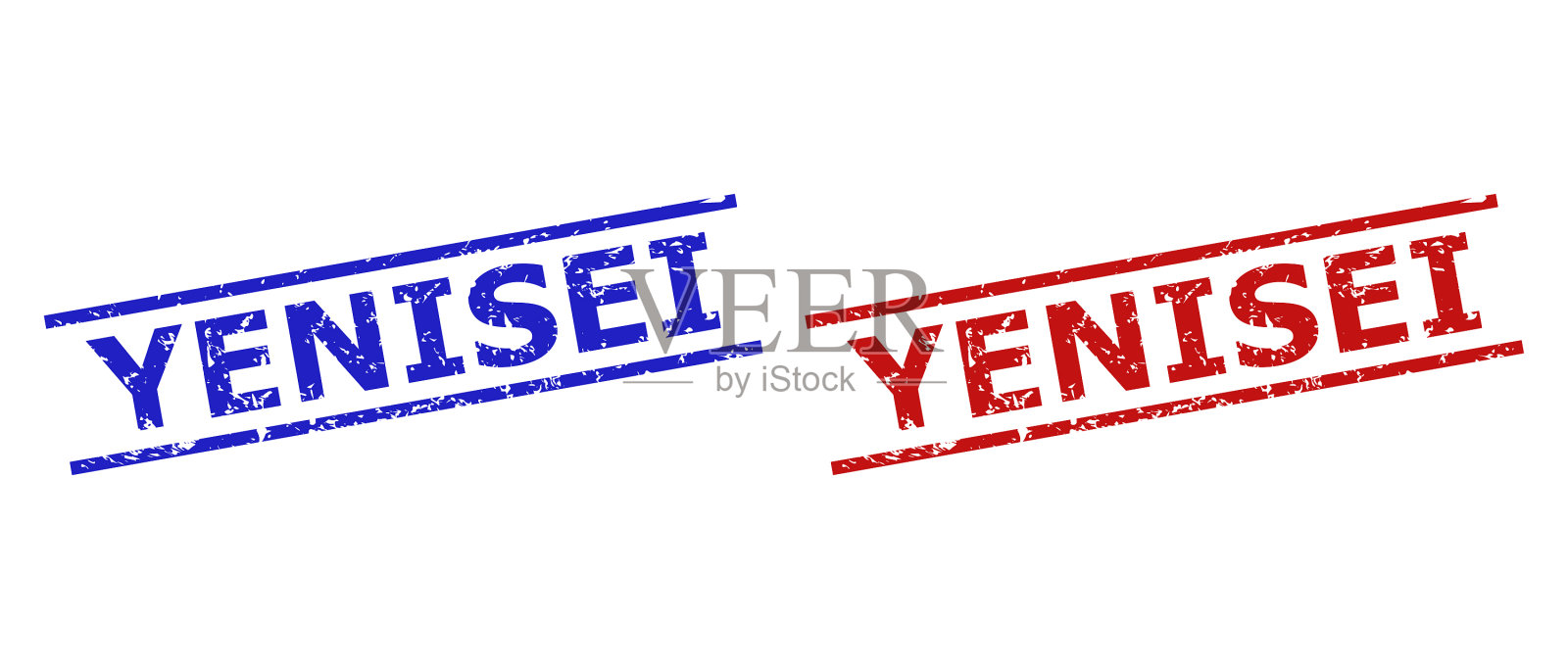 叶尼塞邮票与刮花风格和平行插画图片素材