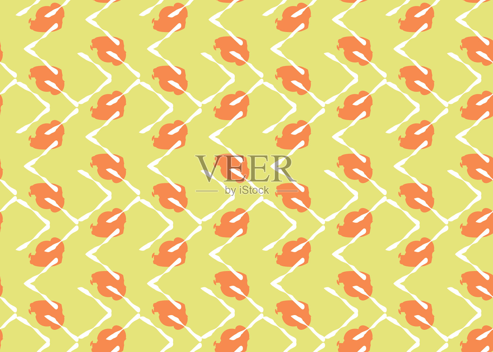 纹理背景无缝图案手绘插画图片素材