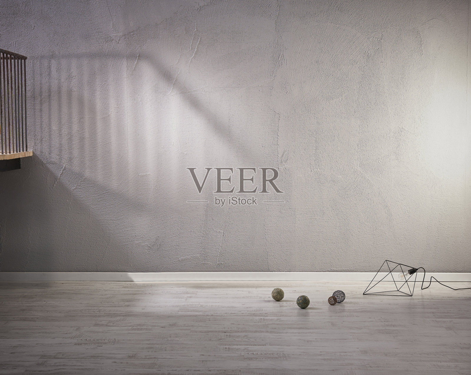 现代家庭室内客厅与楼梯照片摄影图片