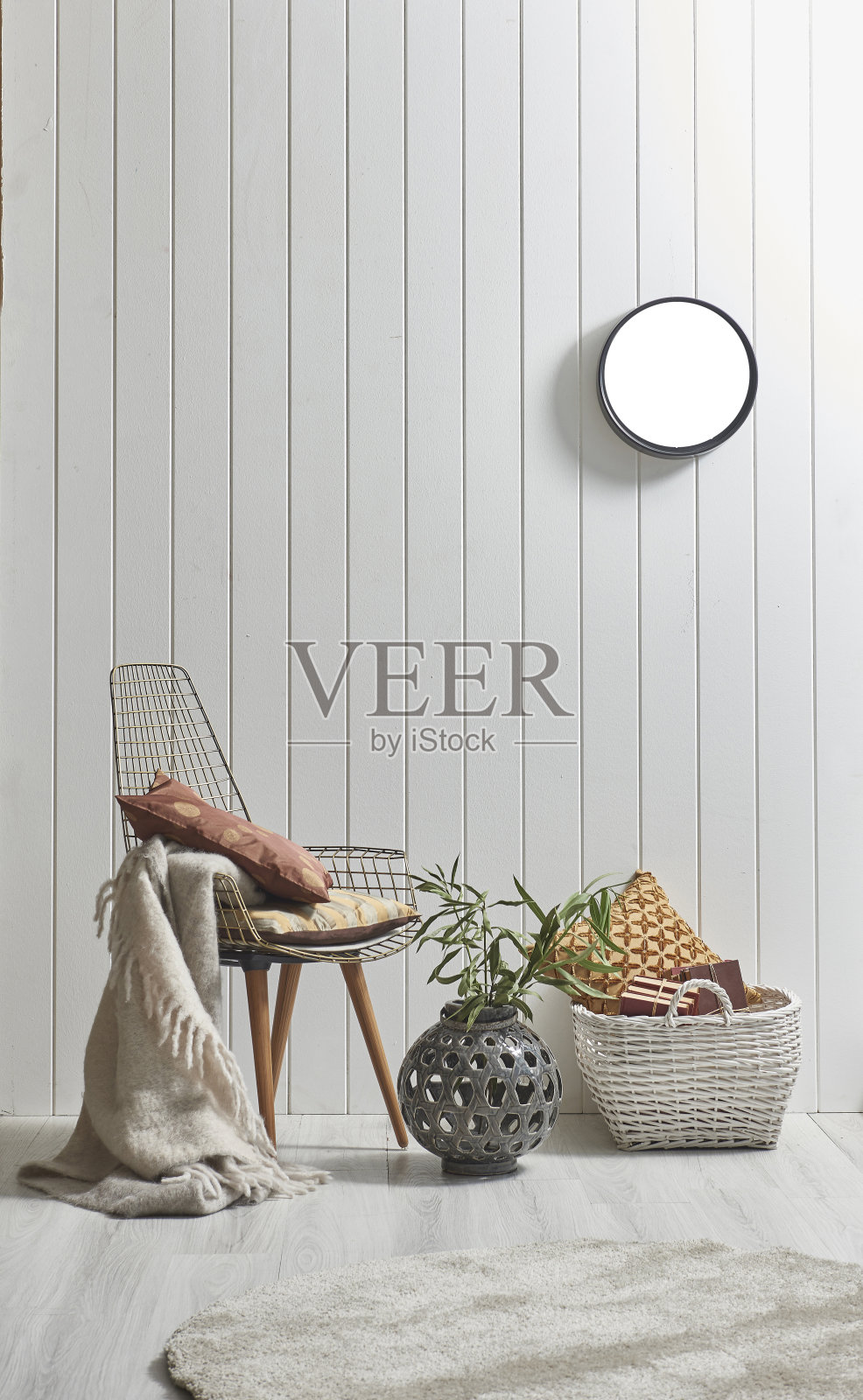 现代家居室内客厅风格设计照片摄影图片