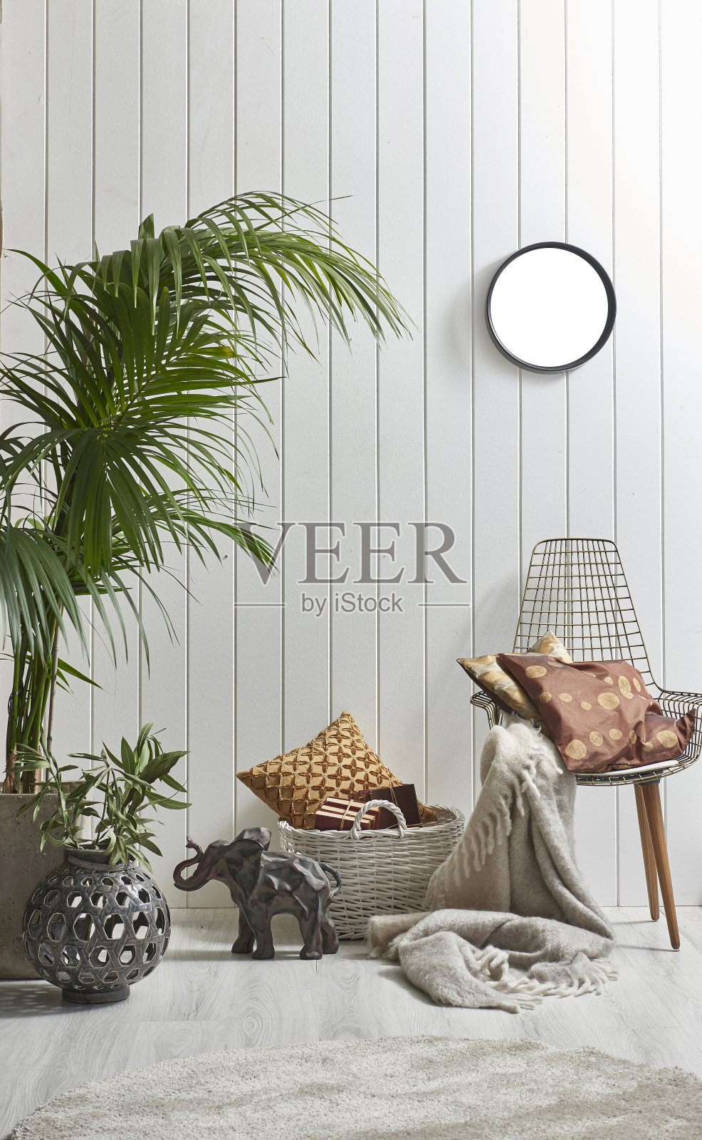 现代家居室内客厅风格设计照片摄影图片