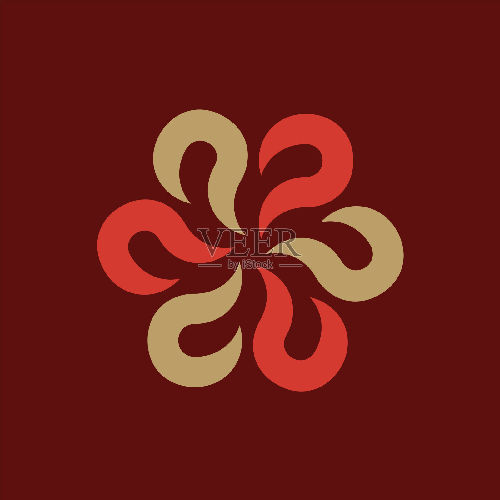 抽象的标志插画图片素材