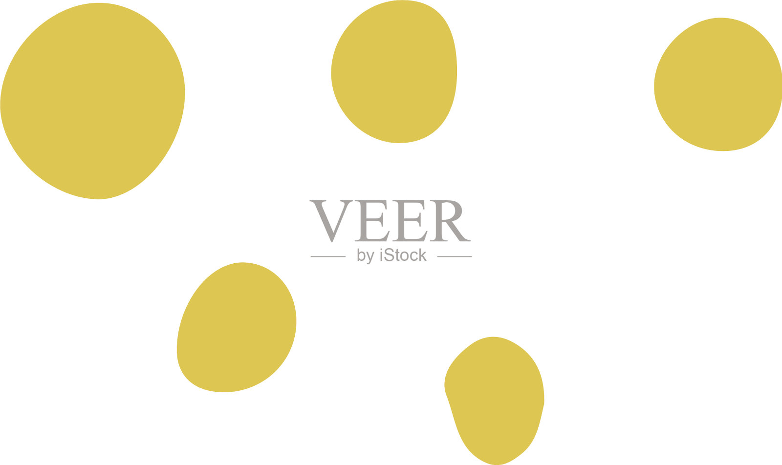 手绘装饰黄色插画图片素材