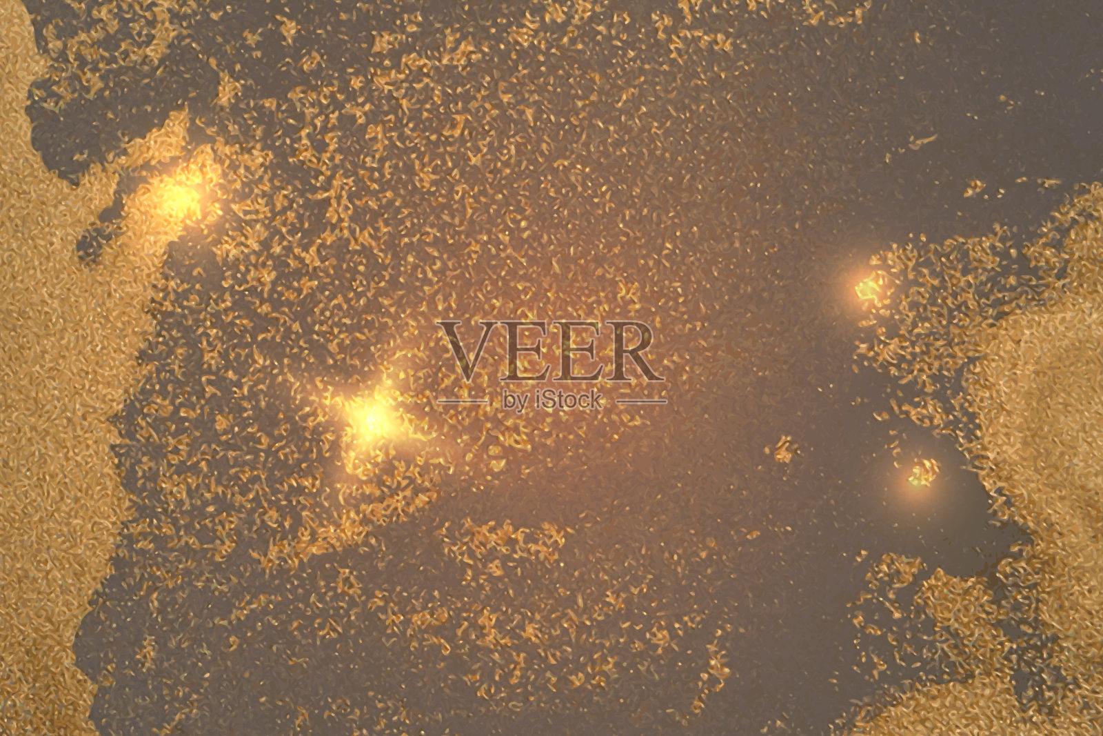 灰色和金色抽象大理石图案与闪光插画图片素材