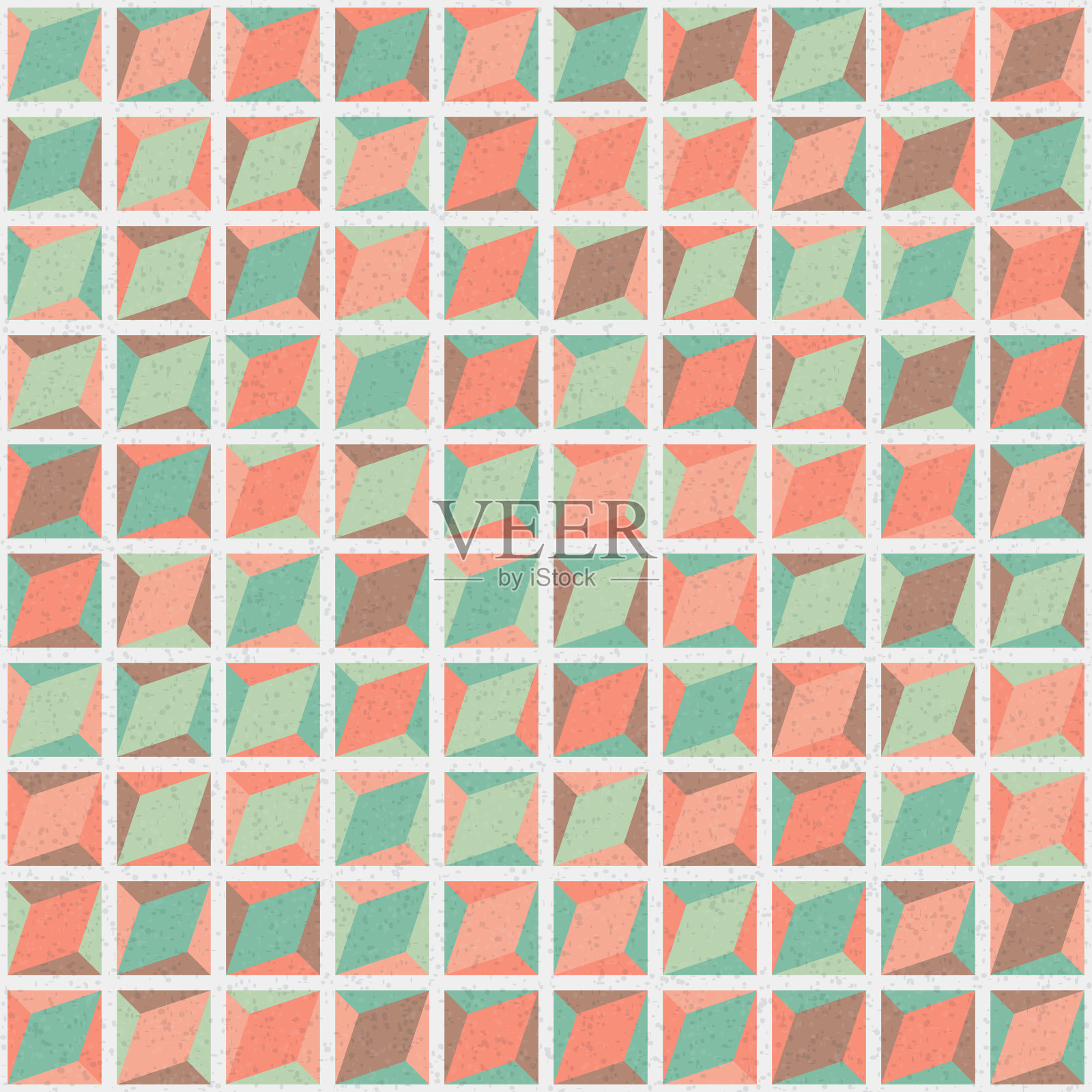 抽象几何图案生成计算艺术插图插画图片素材