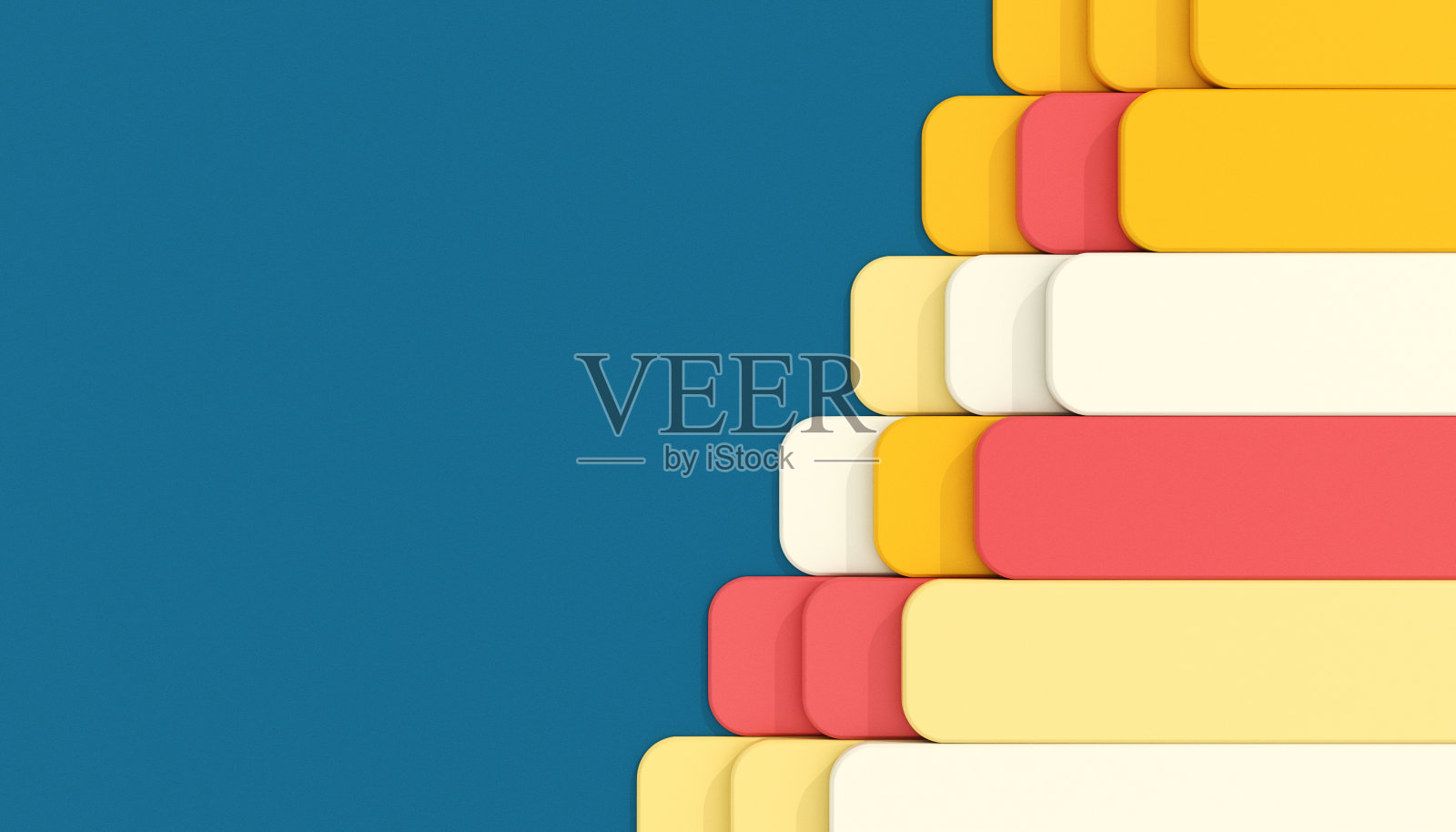 最小背景与彩色3D线照片摄影图片