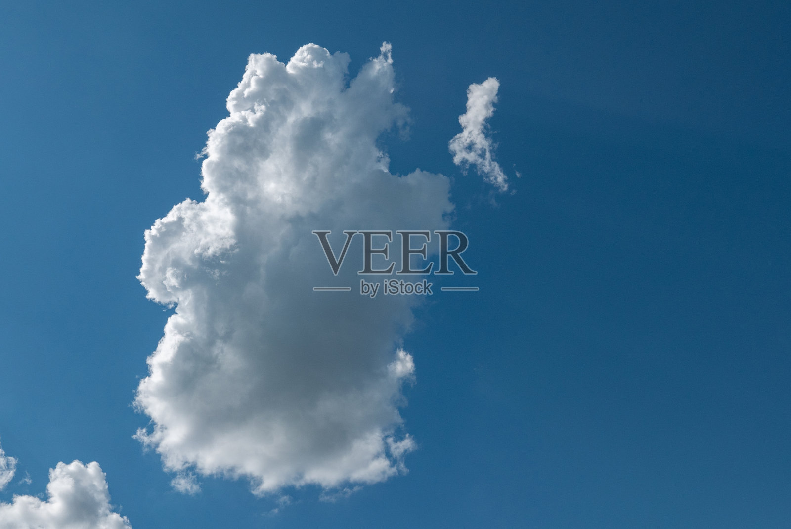 蓝天与云彩特写照片摄影图片