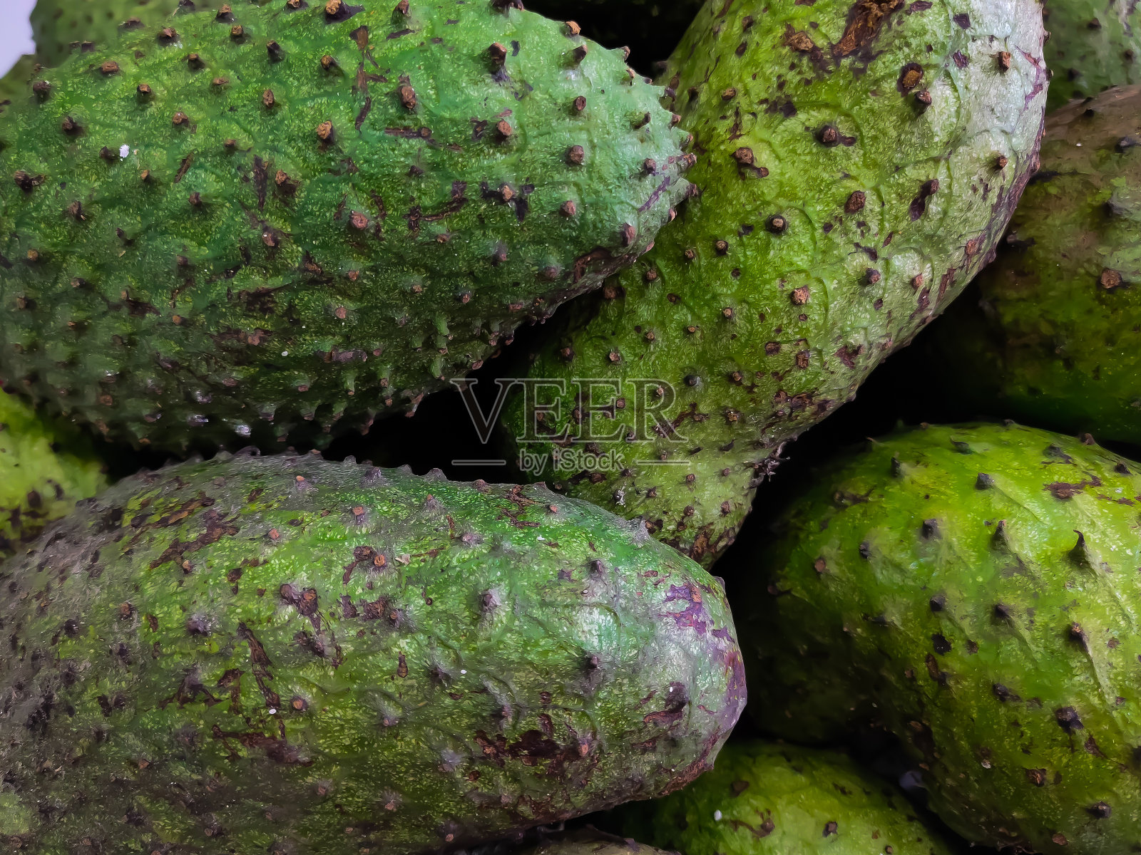 一大群soursop照片摄影图片