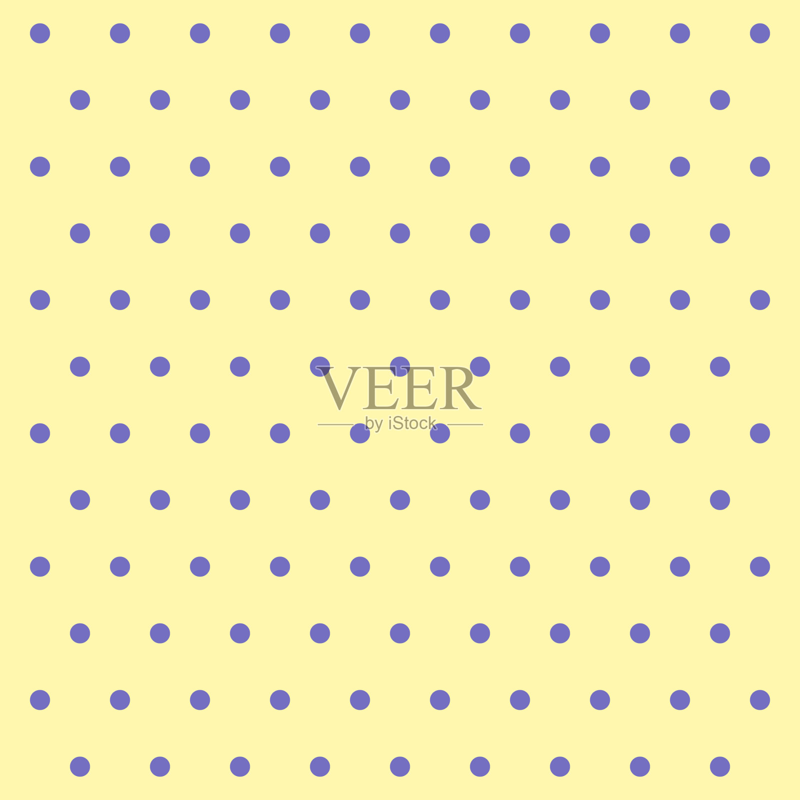 复活节图案波尔卡圆点插画图片素材