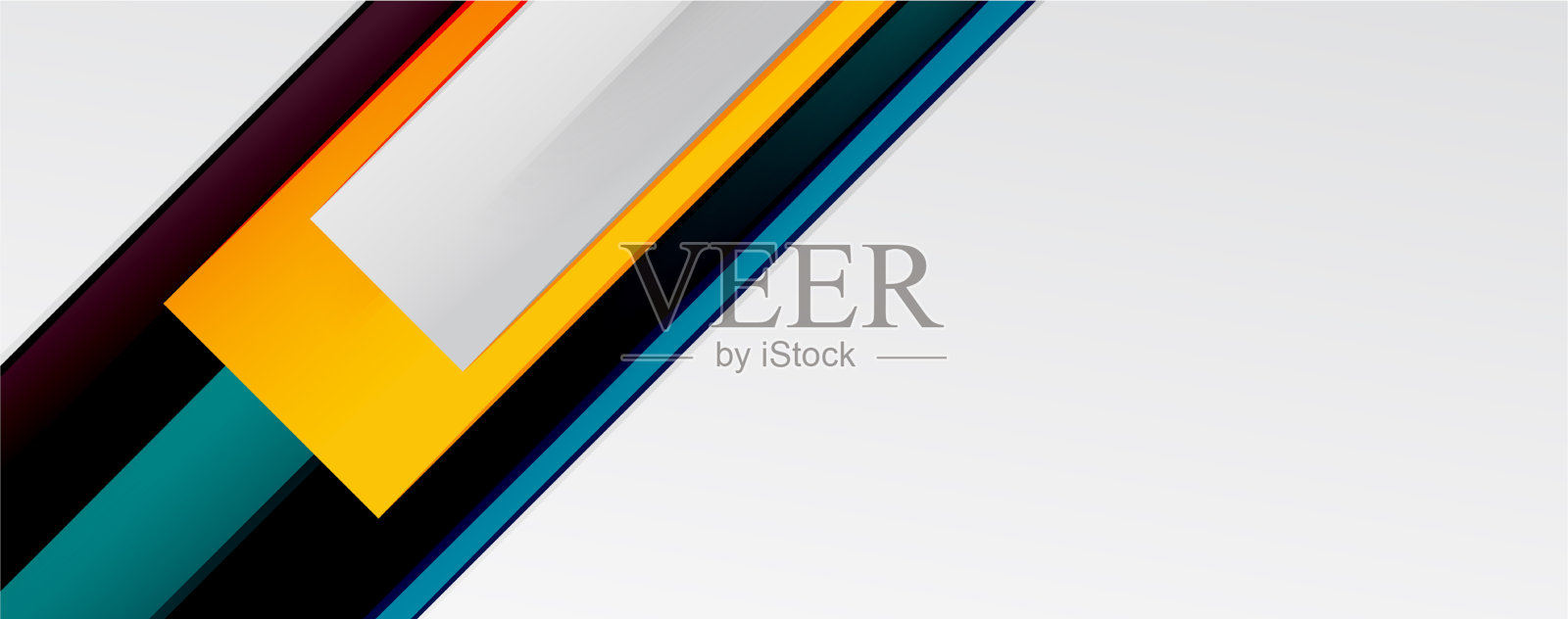 多色线条为背景设计模板插画图片素材