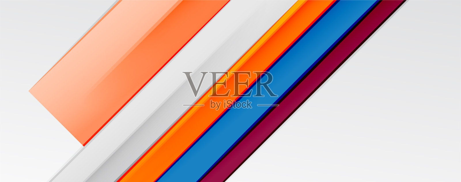 色彩抽象线条时尚几何背景插画图片素材