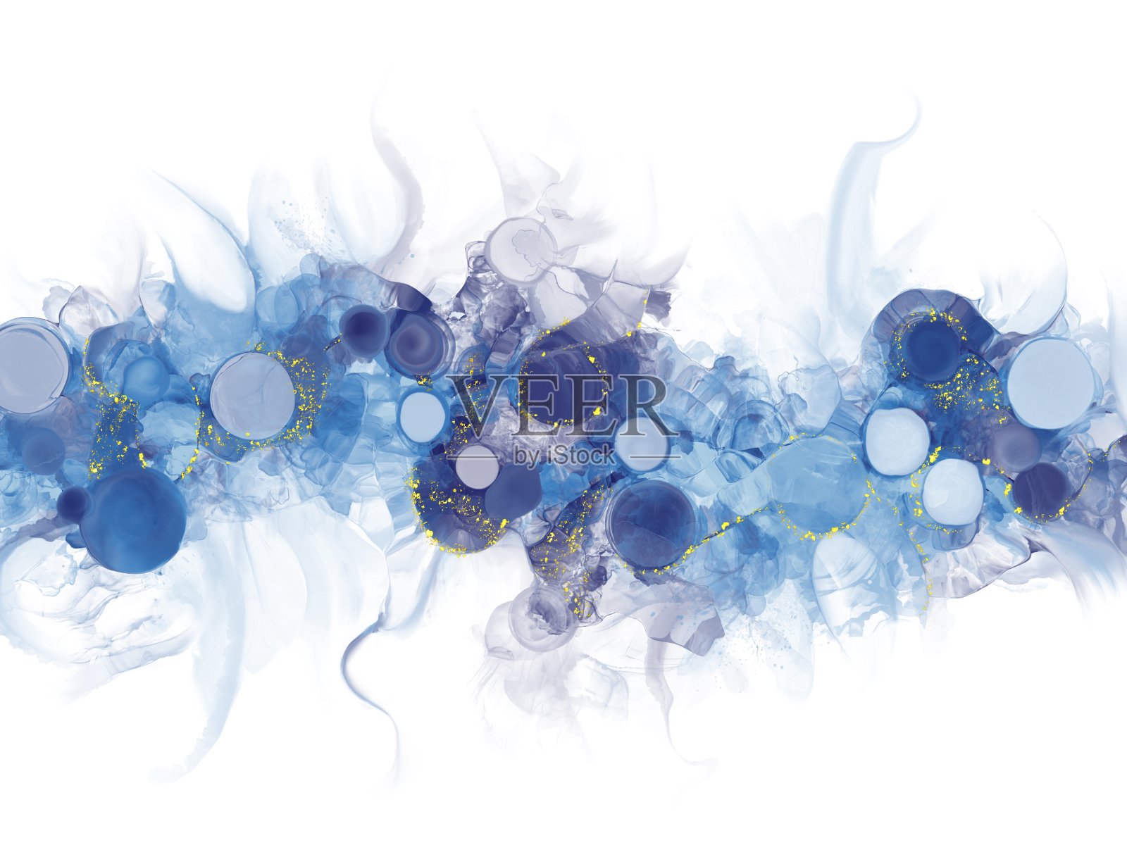 酒精水墨艺术风格插画插画图片素材