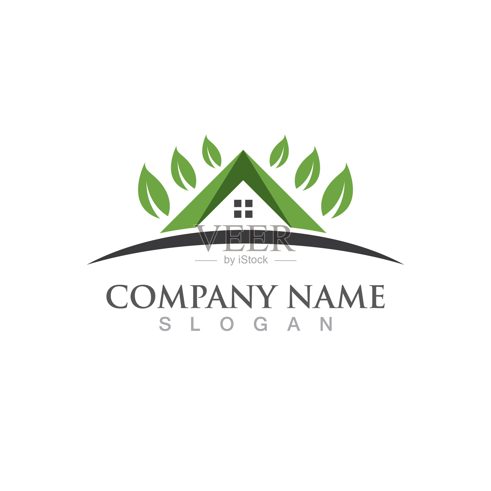 房屋及房屋财产及建筑标志插画图片素材