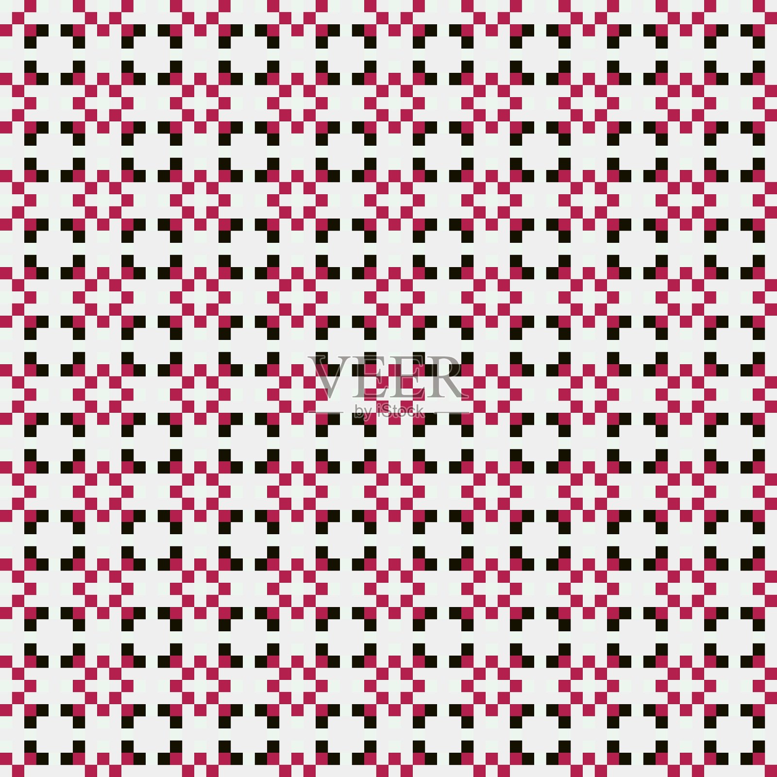 点阵生成式计算艺术插画插画图片素材