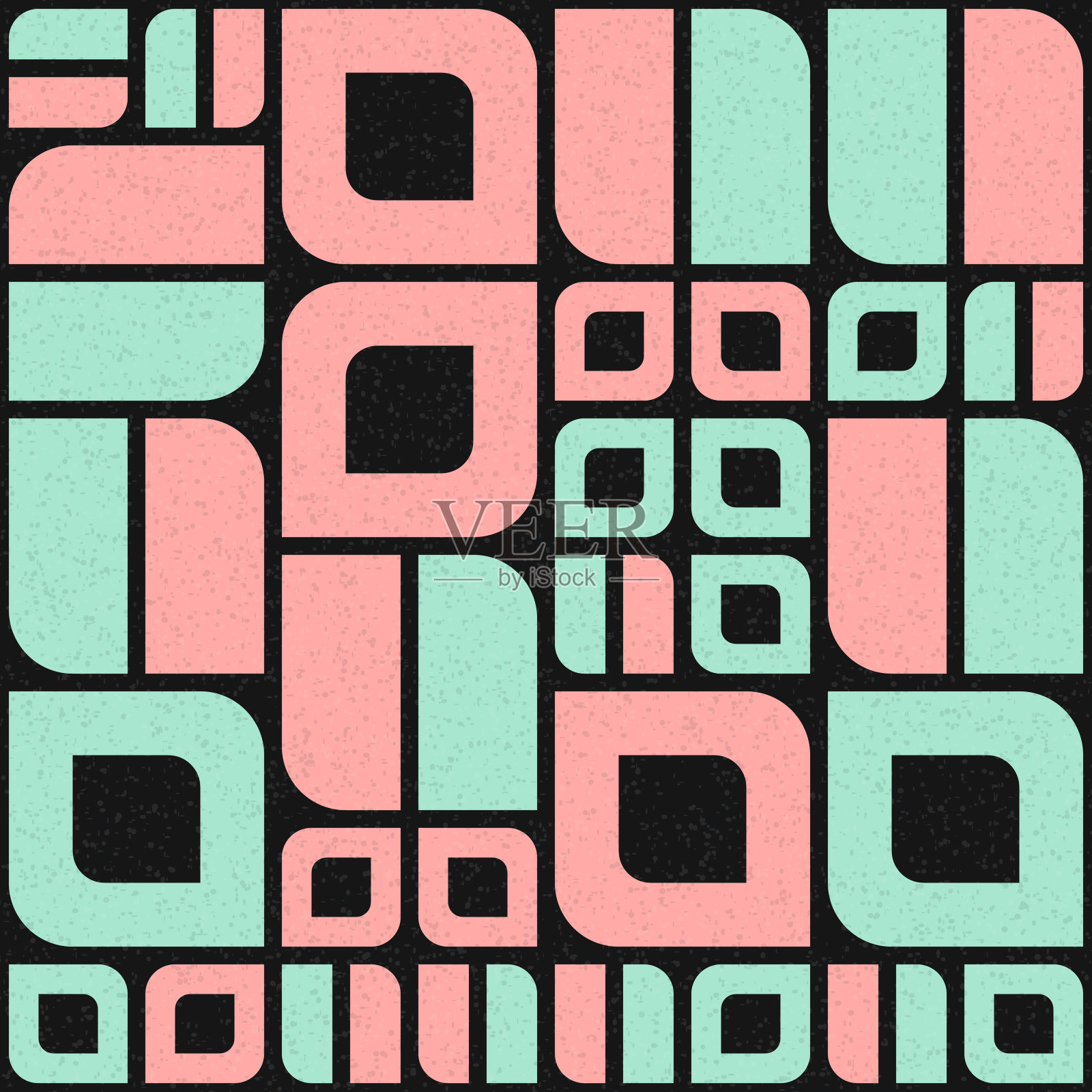 抽象几何图案生成计算艺术插图插画图片素材