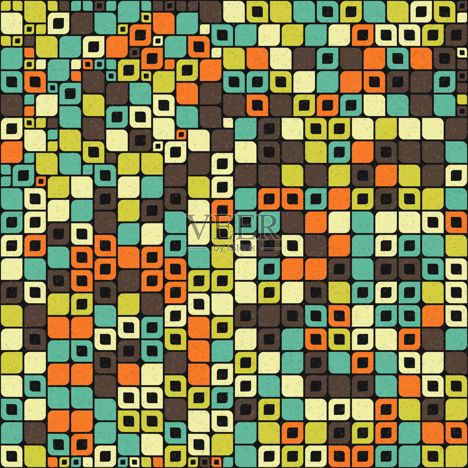 抽象几何图案生成计算艺术插图插画图片素材